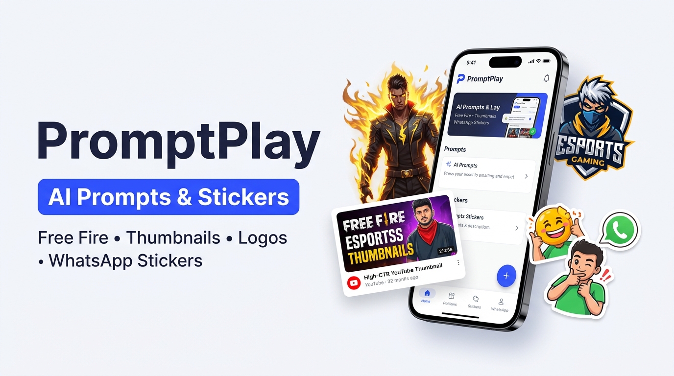 PromptPlay Feature Graphic